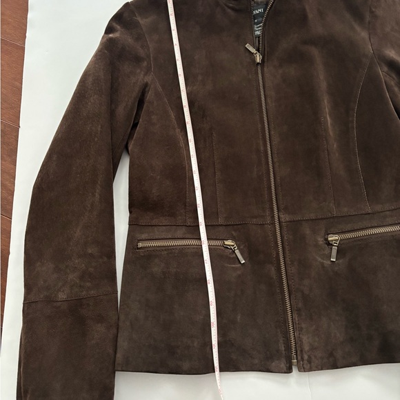 Alfani Chocolate Brown Suede Jacket - Picture 13 of 13